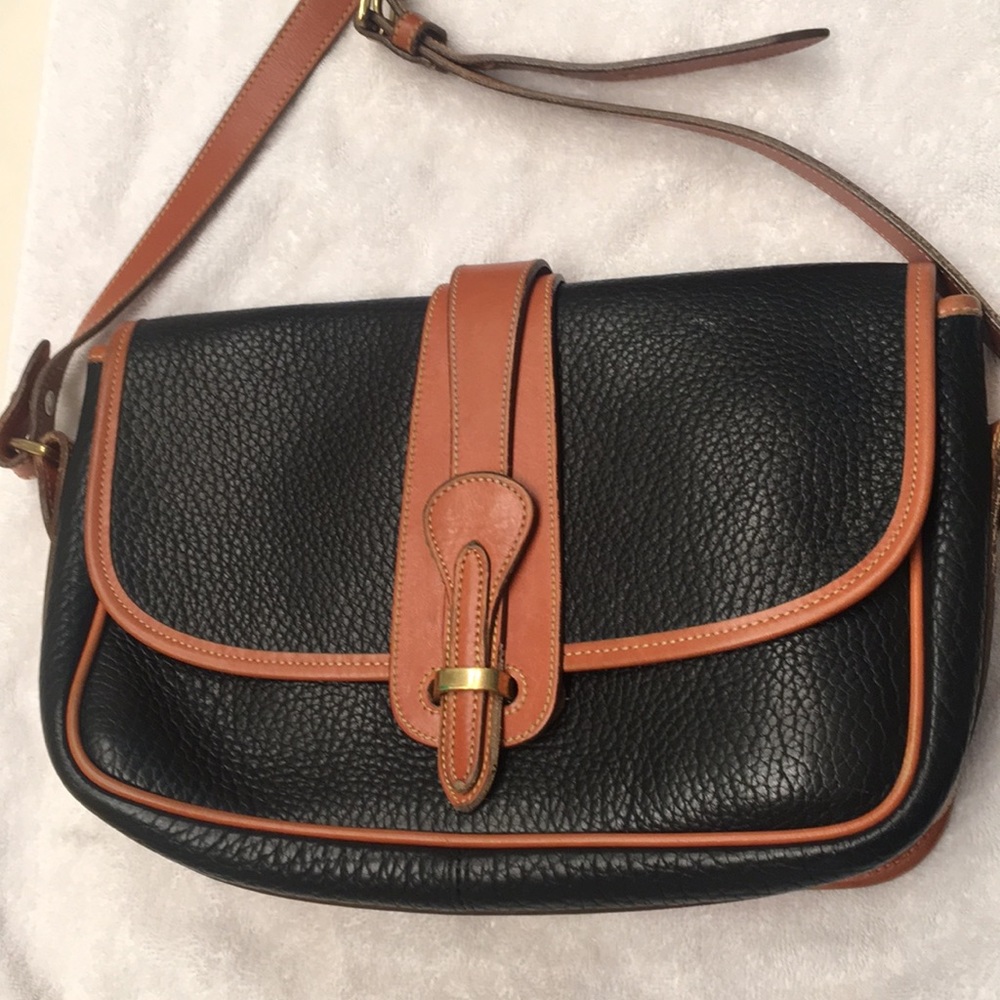 Dooney & Bourke All Weather Leather purse in Navy